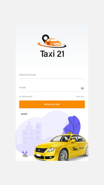 Taxi 21 - Android and iOS mobile application for taxi orders